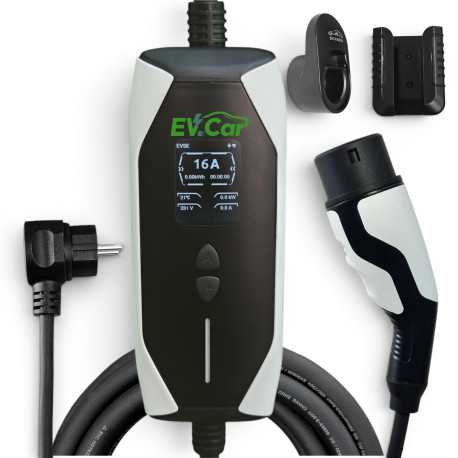 Зарядное  EVCar Type2 B3 6-16A (3.5кВт, 1фаза)