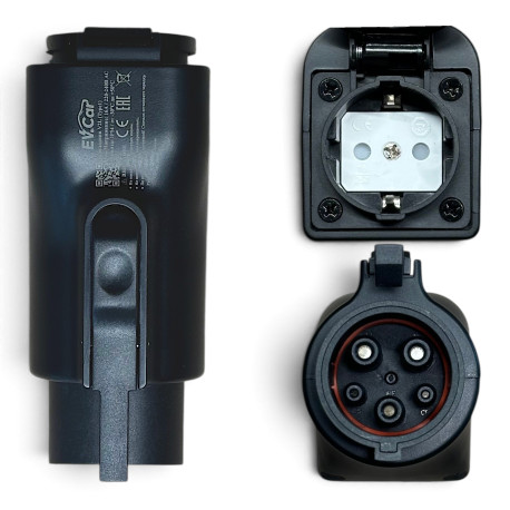 Разрядный адаптер EVCar V2L Type1  16А, 3.5кВт